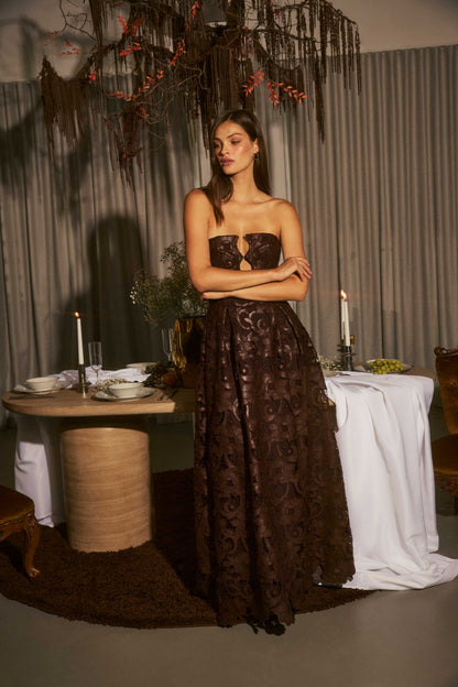 Elliatt Novelle Sweetheart Maxi Dress