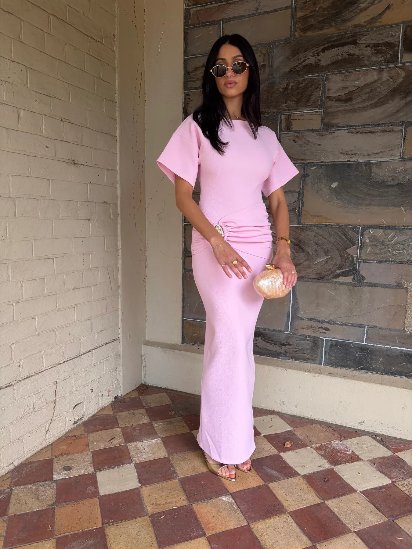 Saba Midi Dress - Lilac