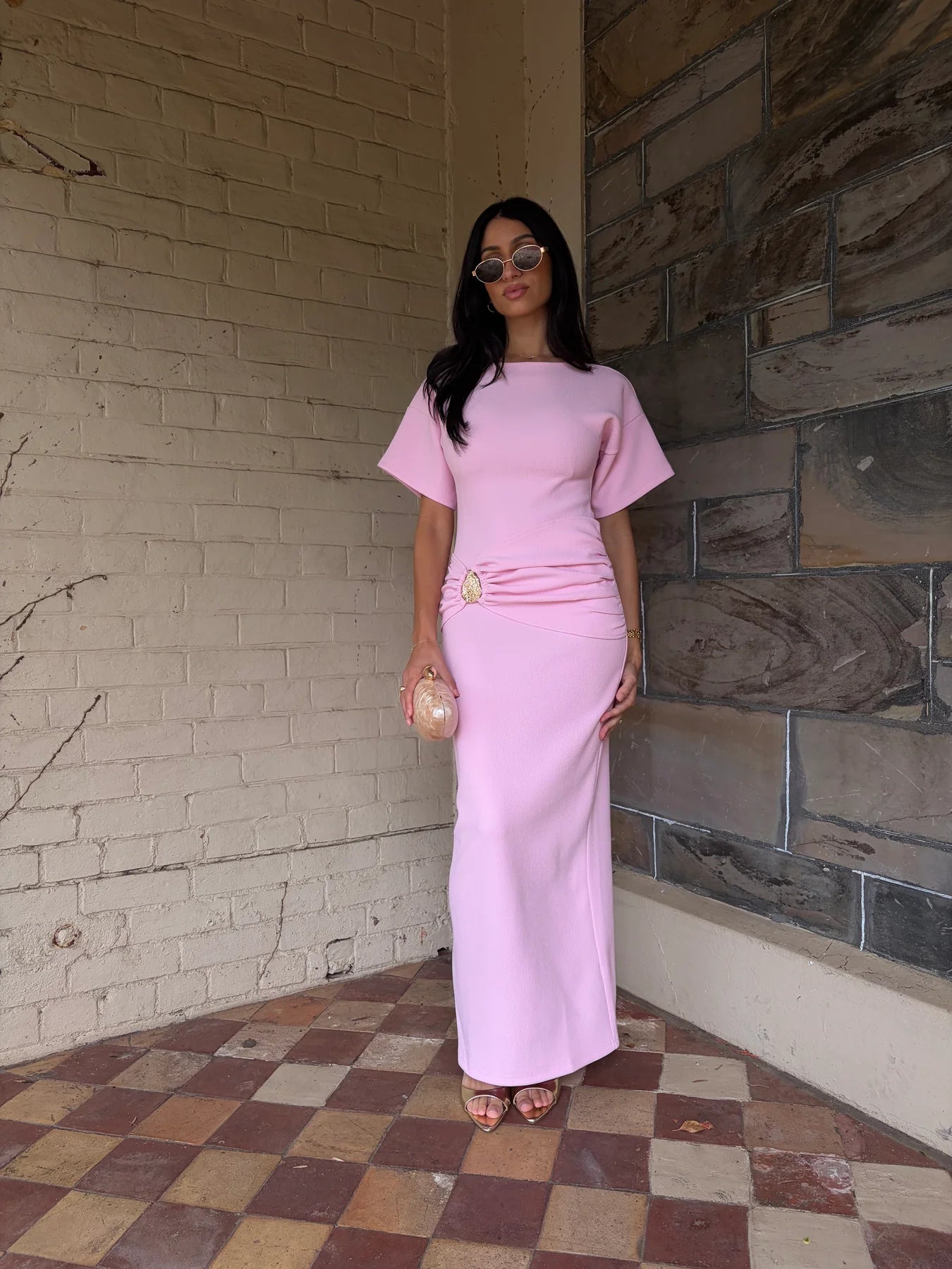 Saba Midi Dress - Lilac