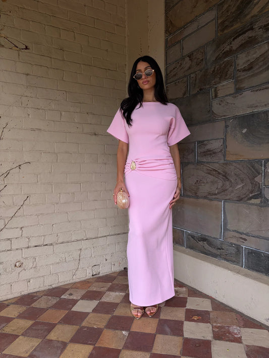 Saba Midi Dress - Lilac