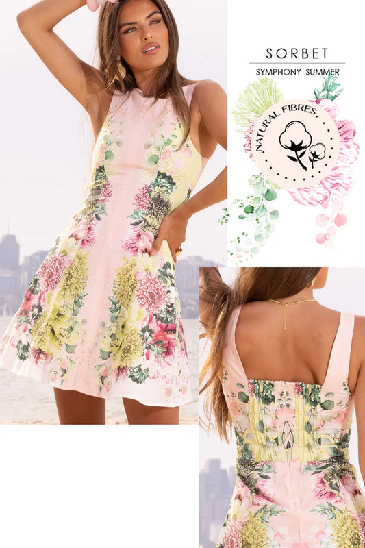 Summer Sorbet Mini Dress