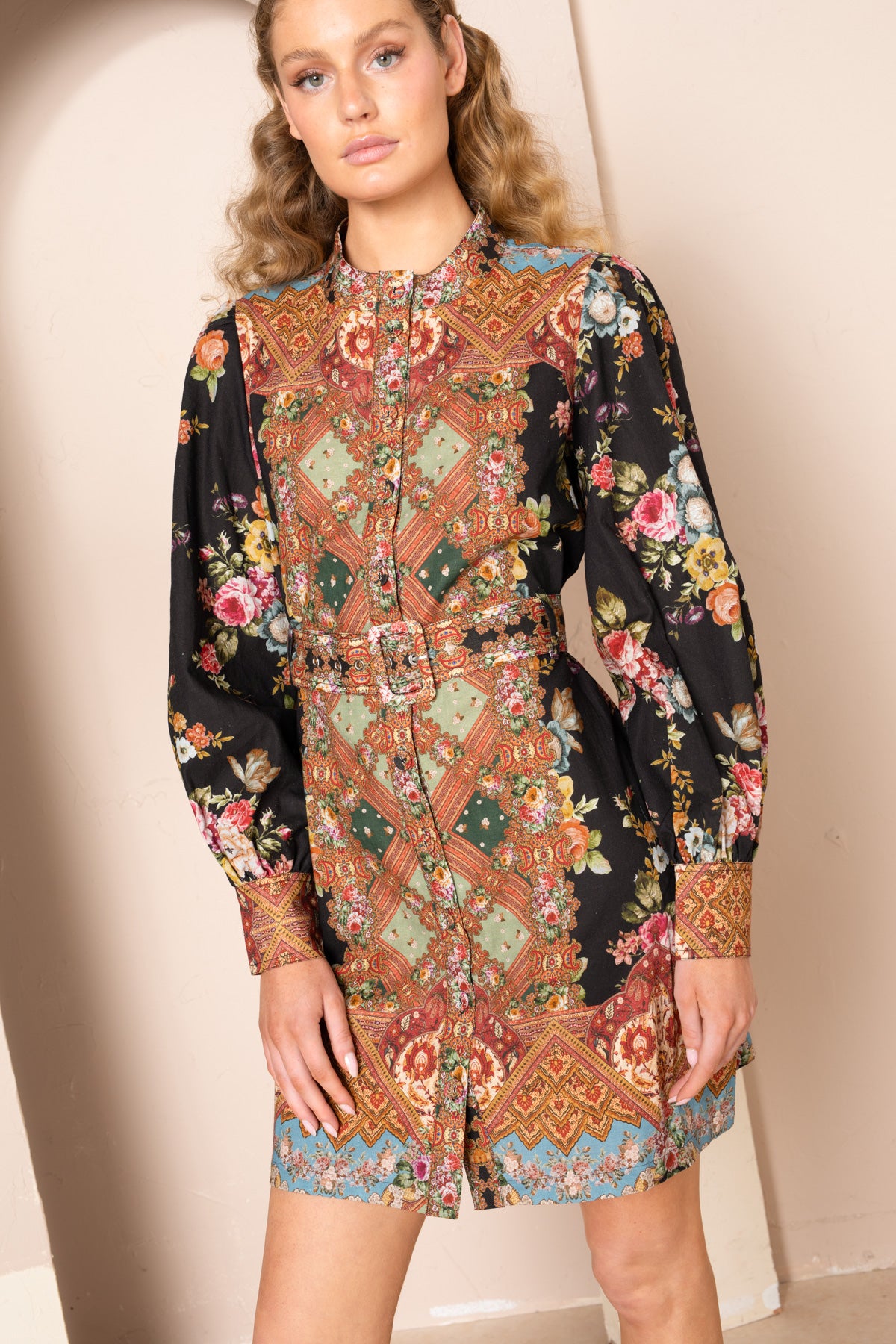 Kachel Sonya Mini Dress - Medina