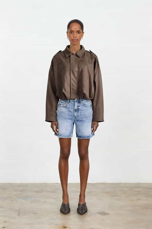 Toby Bomber Jacket - Caramel