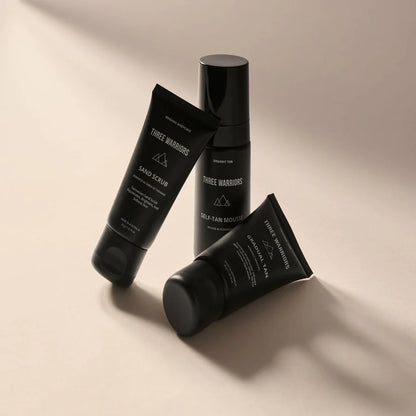 Three Warriors Tan Routine Mini Travel Pack