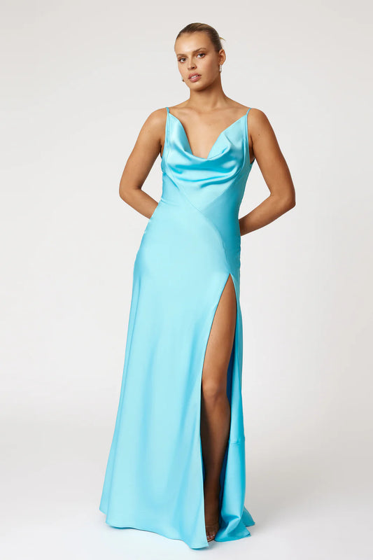 Lexi Monroe Dress - Lagoon Blue