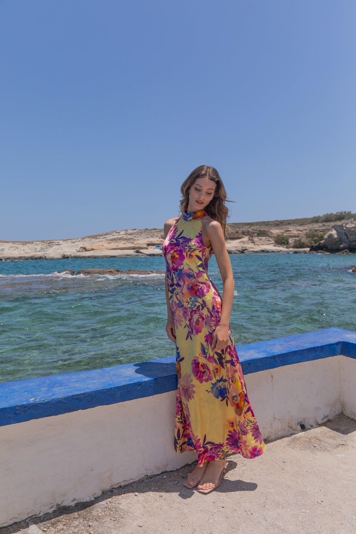 Kachel Mia Maxi Dress - Golden Dusk