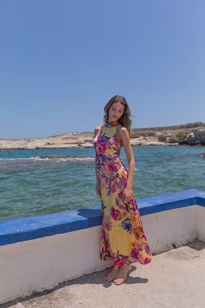 Kachel Mia Maxi Dress - Golden Dusk