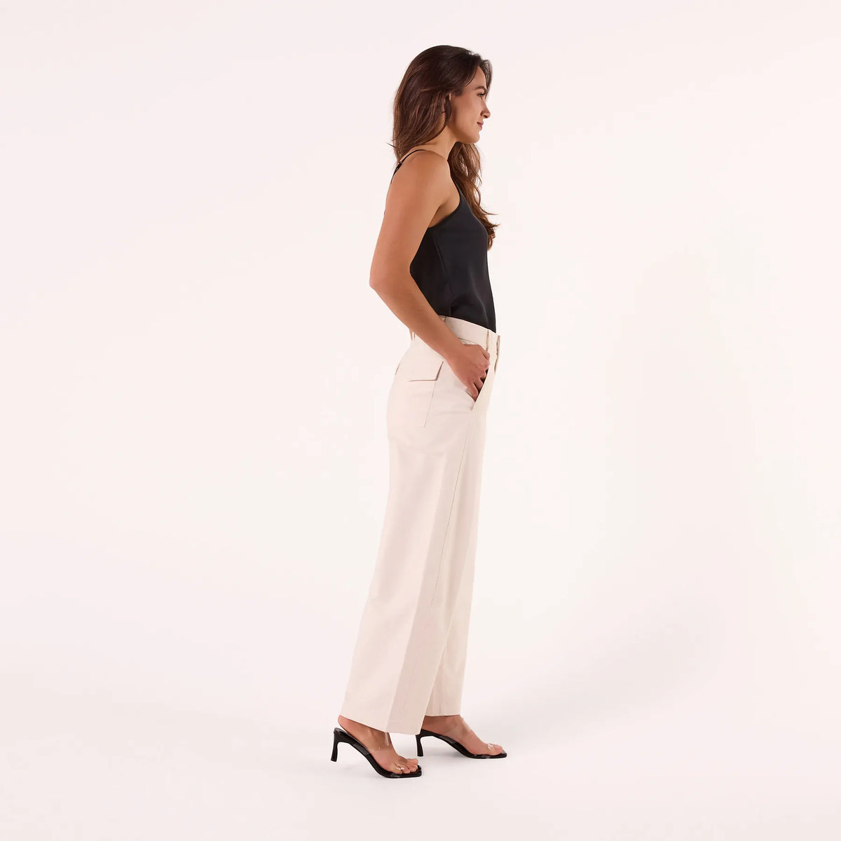 Amyic Pant - Cream White