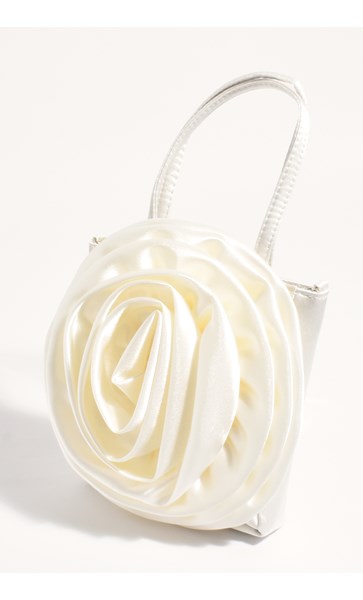 Rochelle Flower Mini Bag - Ivory (Cream)