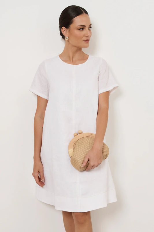 Light Weave Curved Timber Frame - Natural