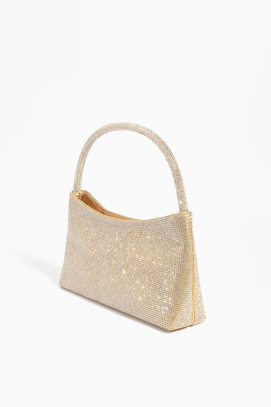 Astrid Handle Diamante Mini Bag - Gold