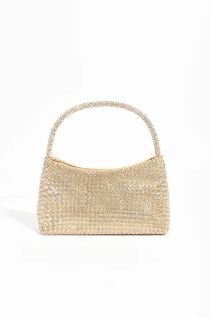 Astrid Handle Diamante Mini Bag - Gold