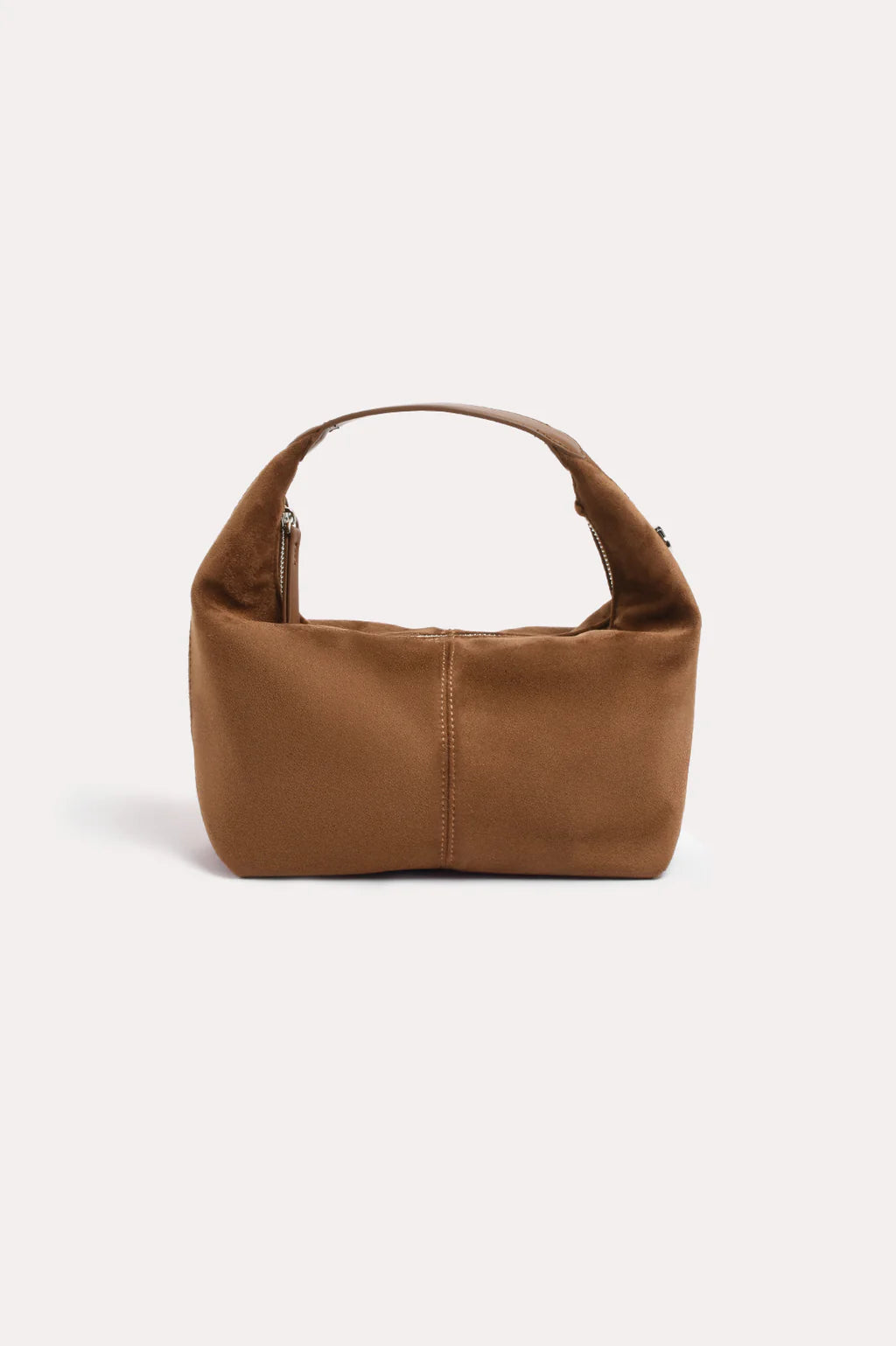 Luca Mini Faux Suede Bag - Tan