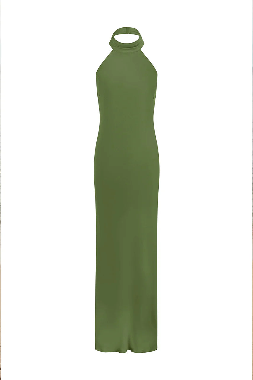 Brigitte Maxi Dress - Olive COMING SOON