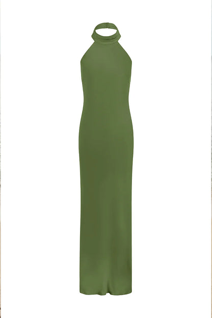 Brigitte Maxi Dress - Olive COMING SOON