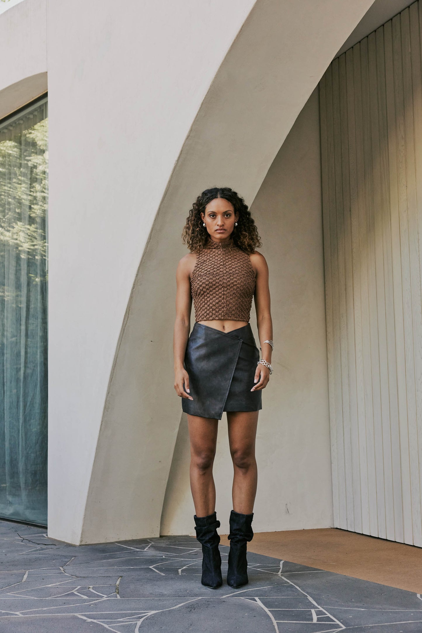 Curaae By Elliatt Casey Skirt - Chestnut