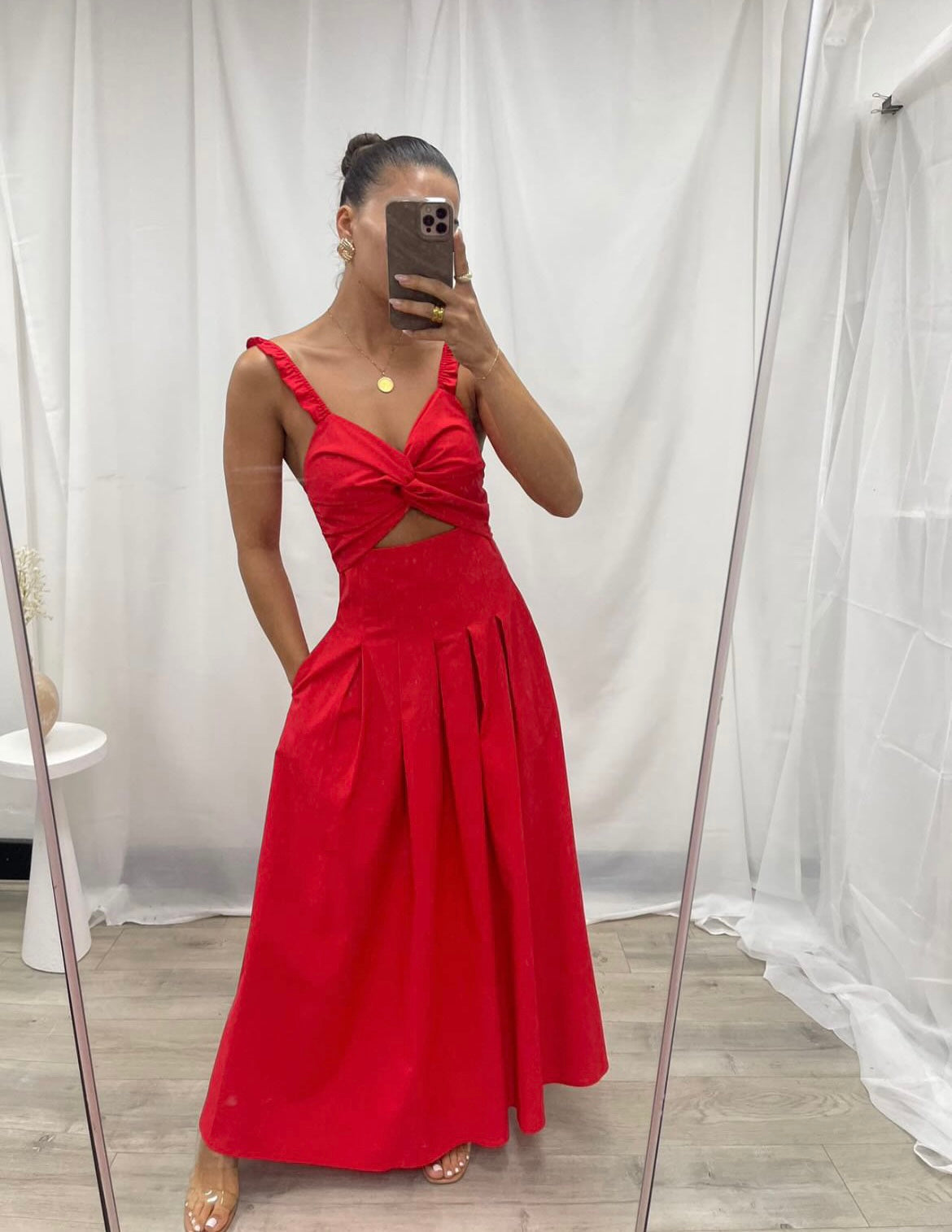 Ruby Maxi Dress - Red