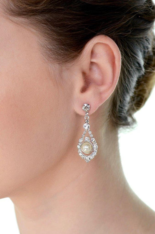 Nova Silver Drop Earring
