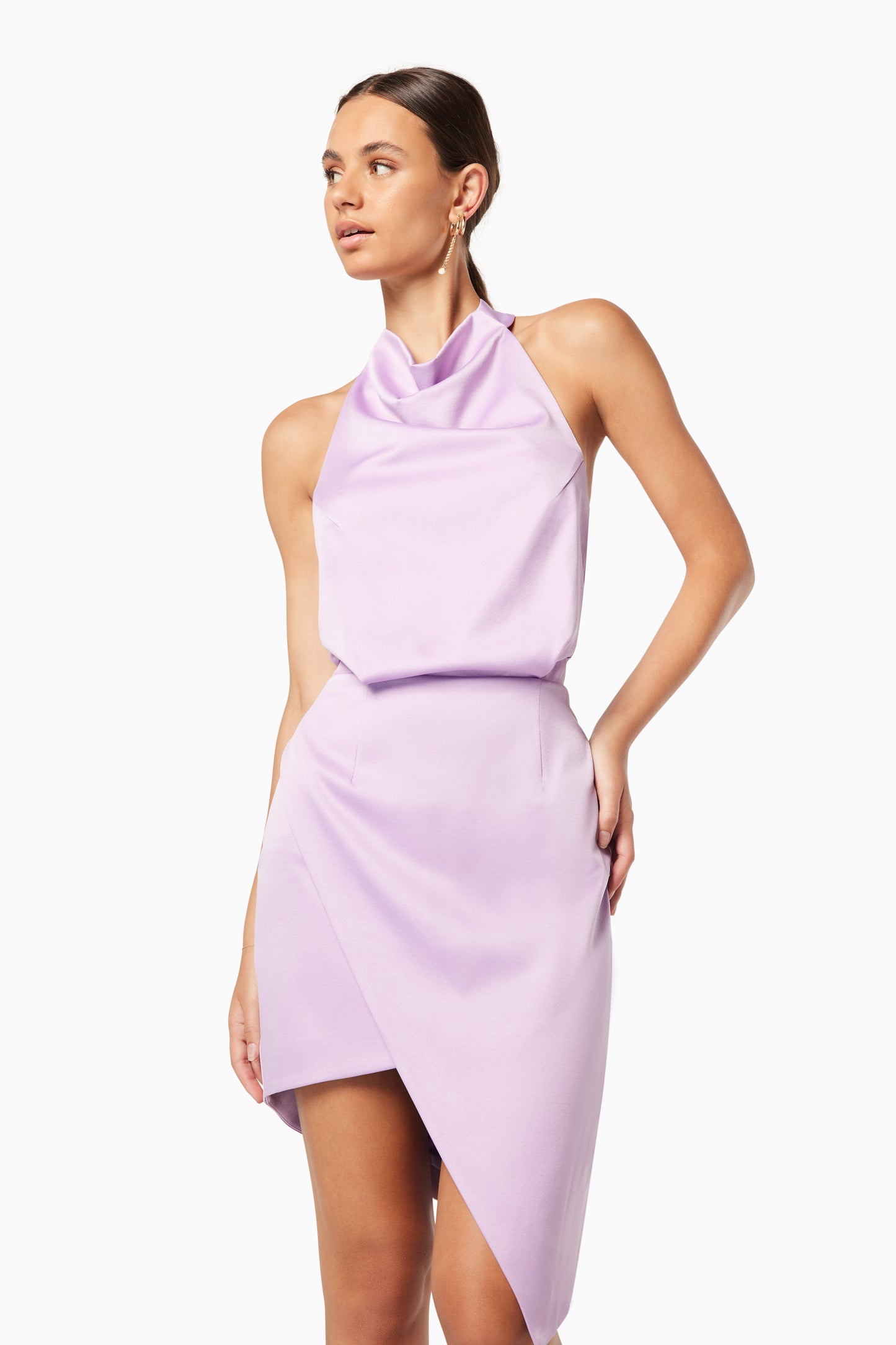 Elliatt Camo Mini Dress - Lilac