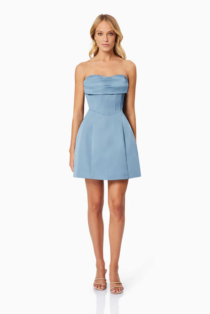 Elliatt Coralie Cocktail Dress - Blue