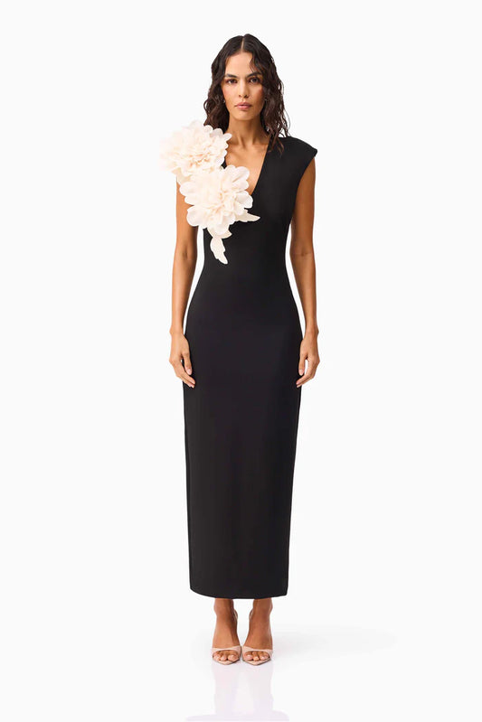 Elliatt Zahara Gown - Black/Cream