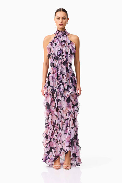 Elliatt Solene Gown - Black/Lilac COMING SOON