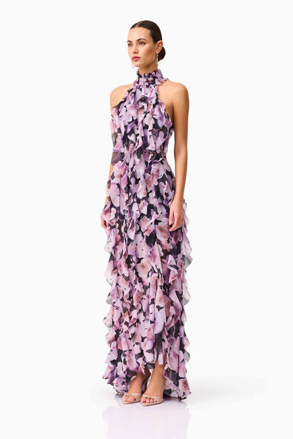 Elliatt Solene Gown - Black/Lilac COMING SOON