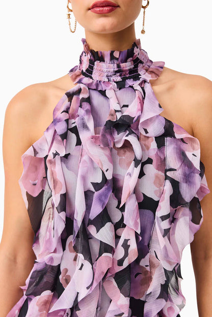 Elliatt Solene Gown - Black/Lilac COMING SOON