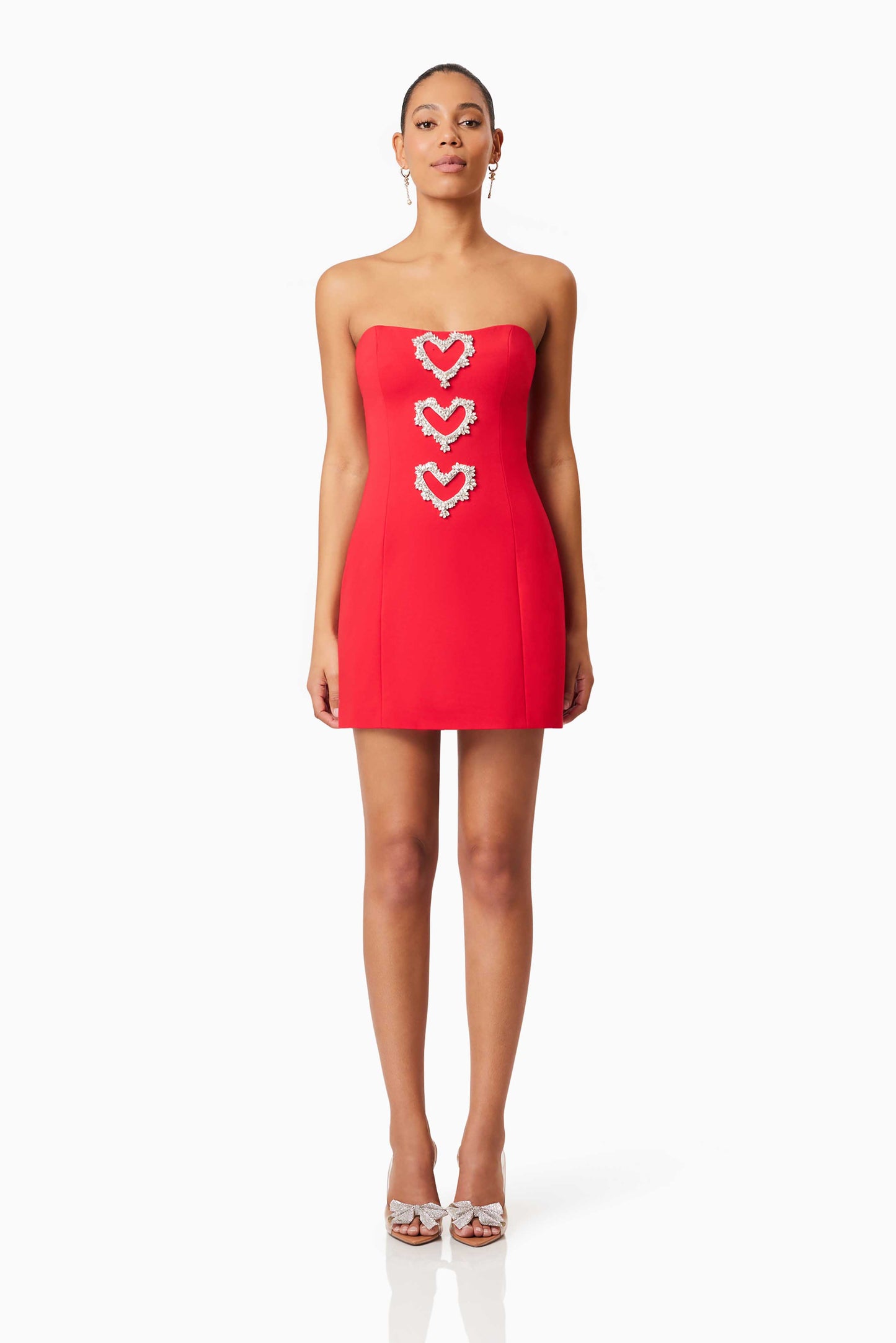 Elliatt Cherie Party Mini Dress - Red