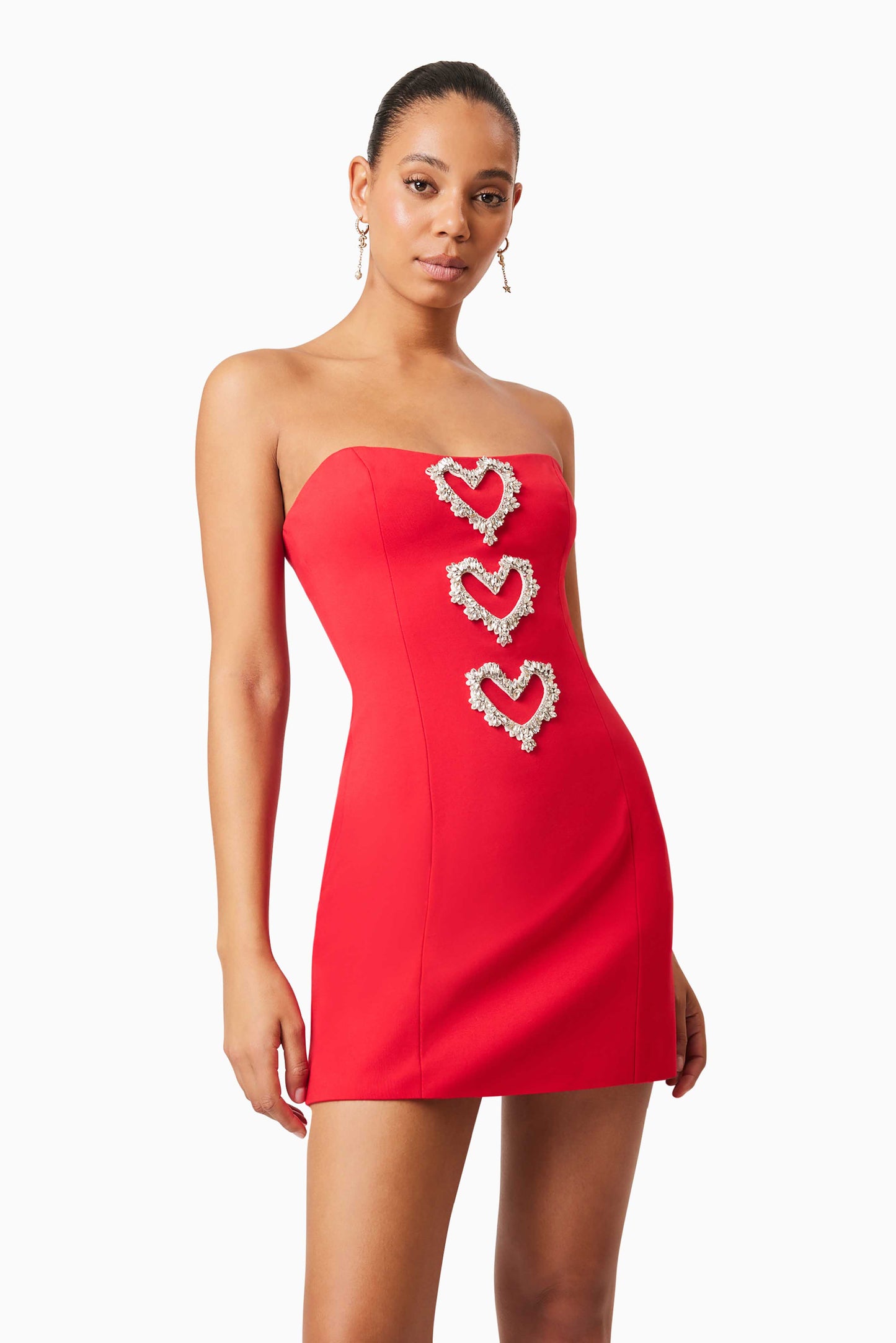 Elliatt Cherie Party Mini Dress - Red