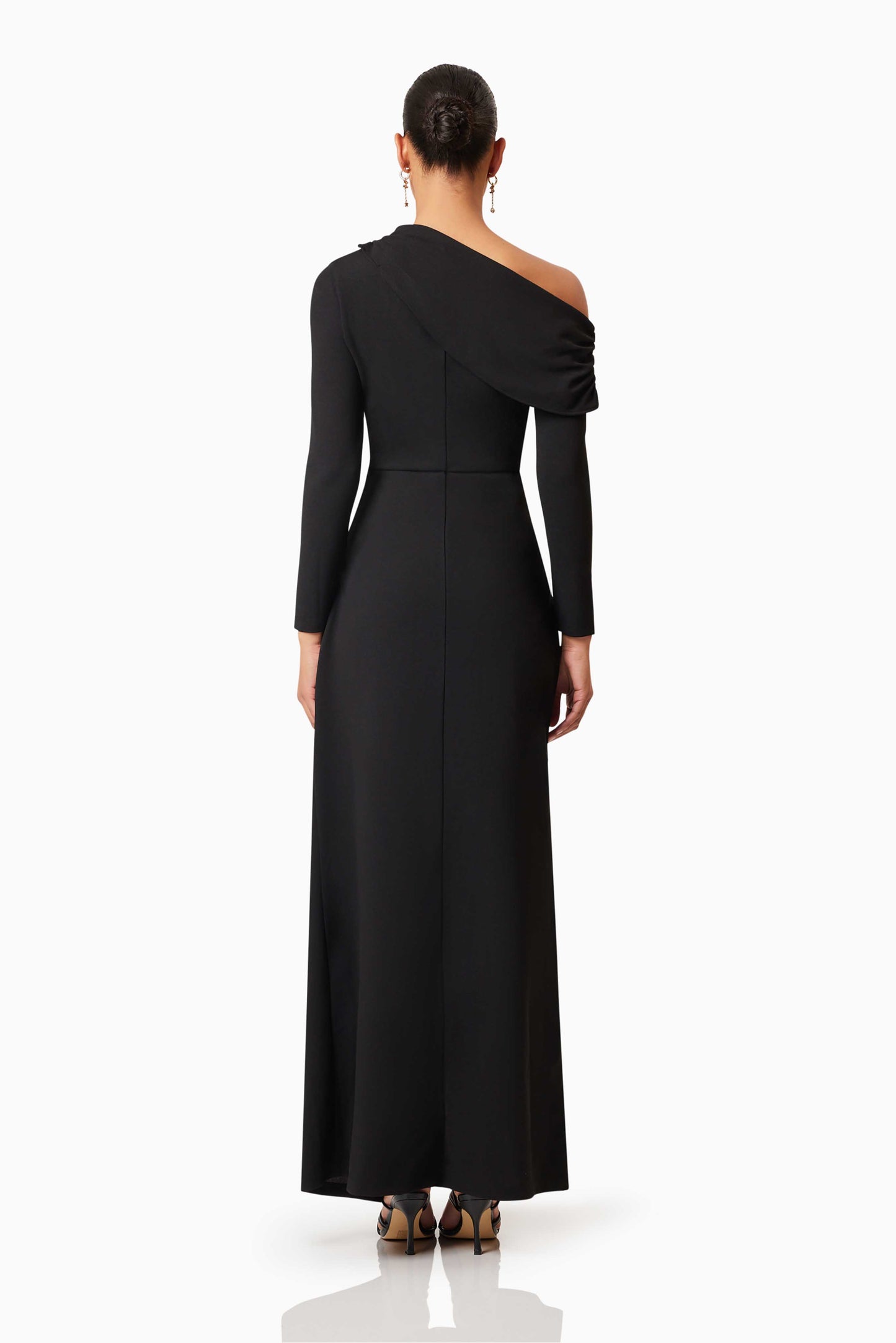 Elliatt Jamie One Shoulder Gown - Black