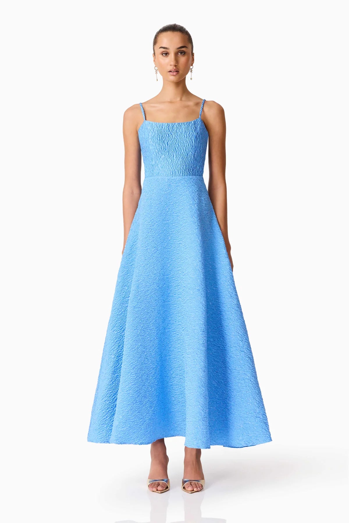 Elliatt Briallen Textured Gown - Blue