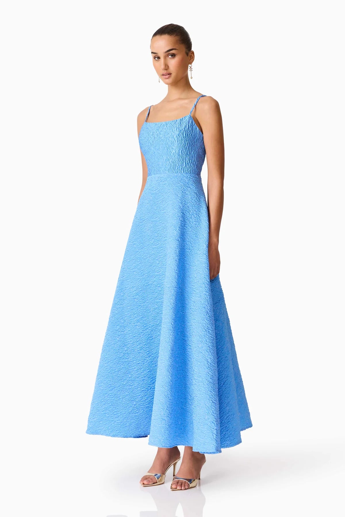 Elliatt Briallen Textured Gown - Blue