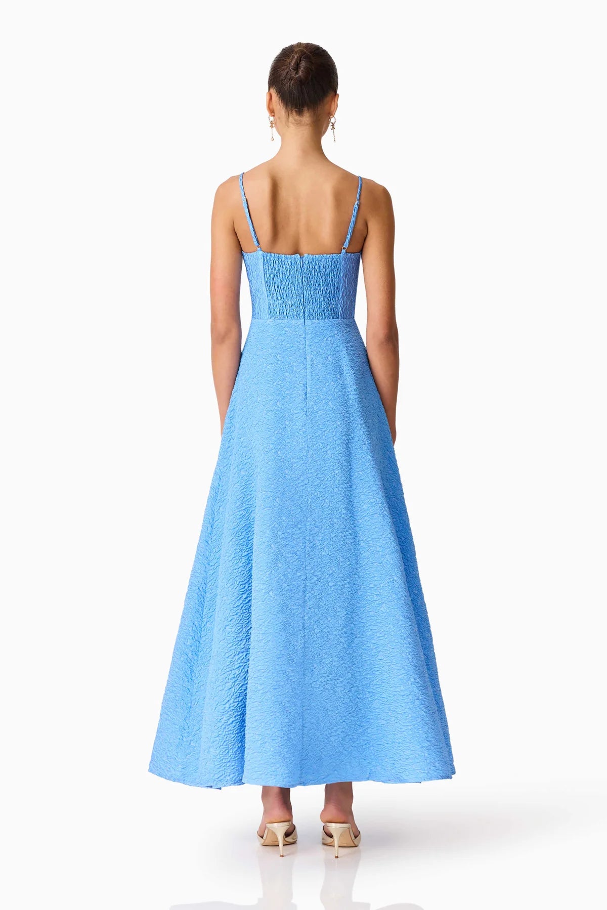 Elliatt Briallen Textured Gown - Blue