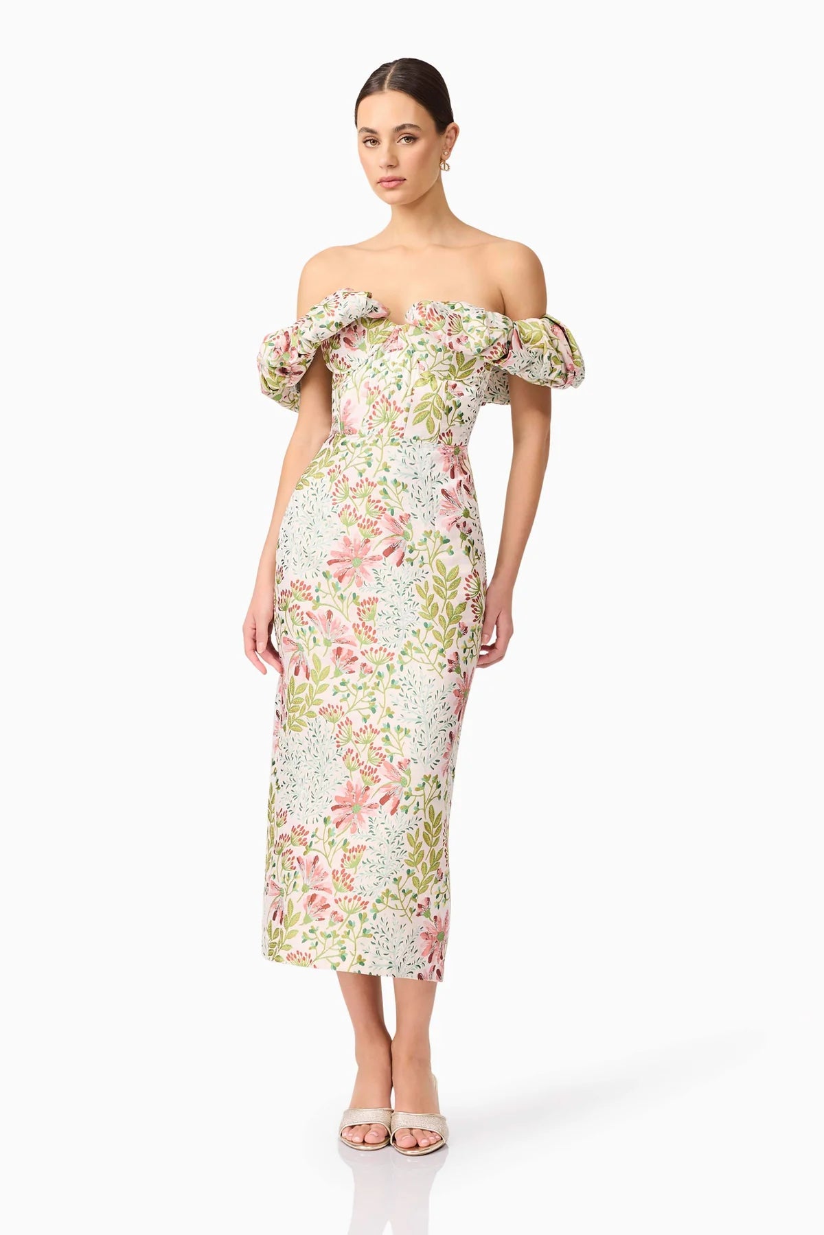 Elliatt Calaantha Off Shoulder Midi Dress