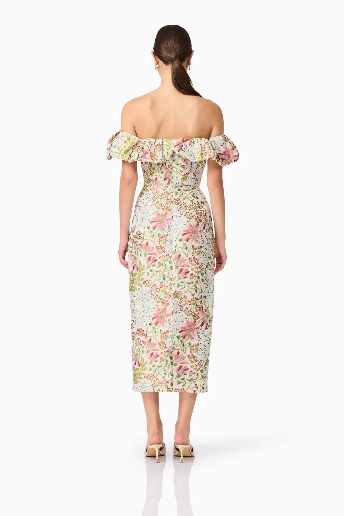 Elliatt Calaantha Off Shoulder Midi Dress