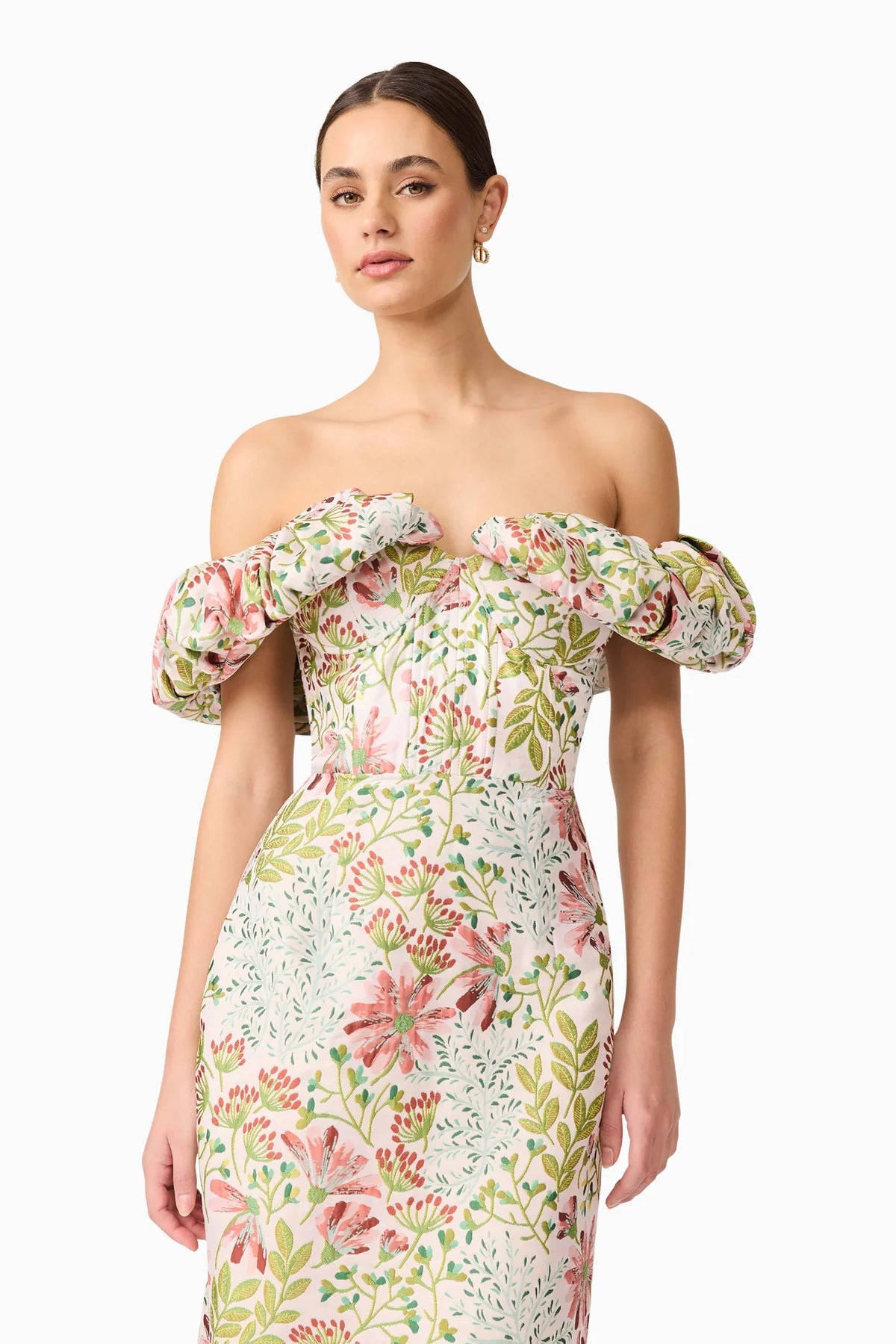 Elliatt Calaantha Off Shoulder Midi Dress