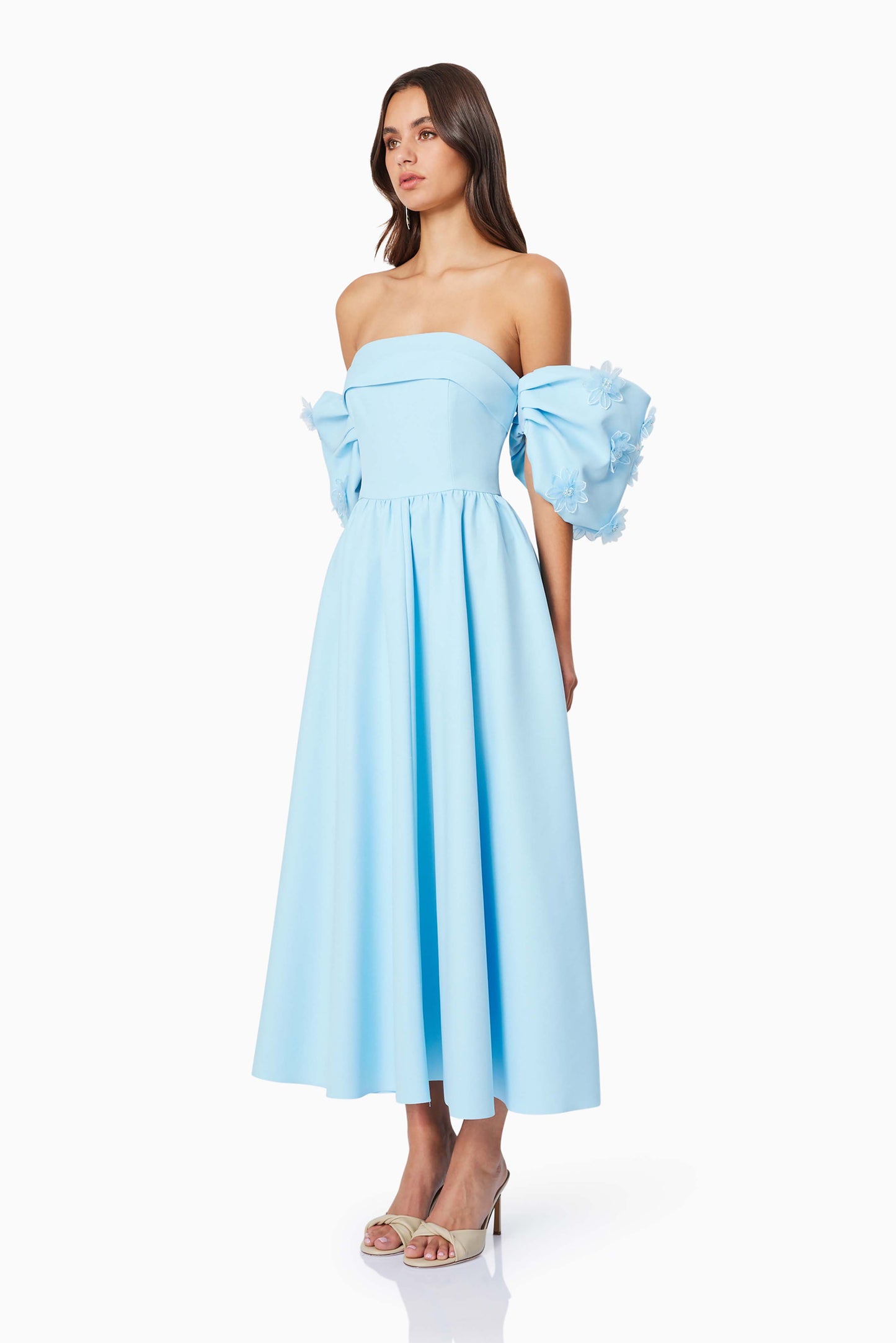 Elliatt Destiny Midi Dress - Ice Blue