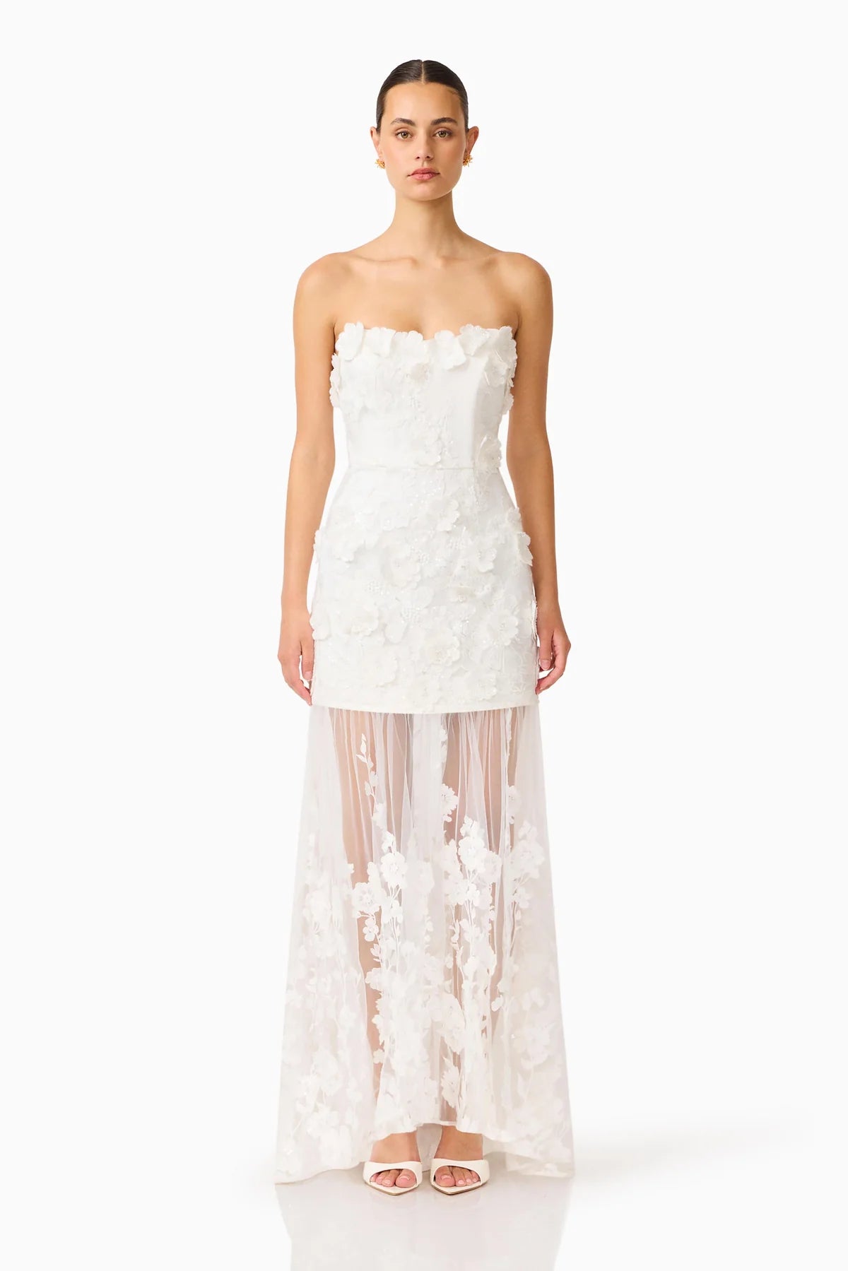 Elliatt Lorina Gown - White