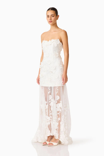 Elliatt Lorina Gown - White