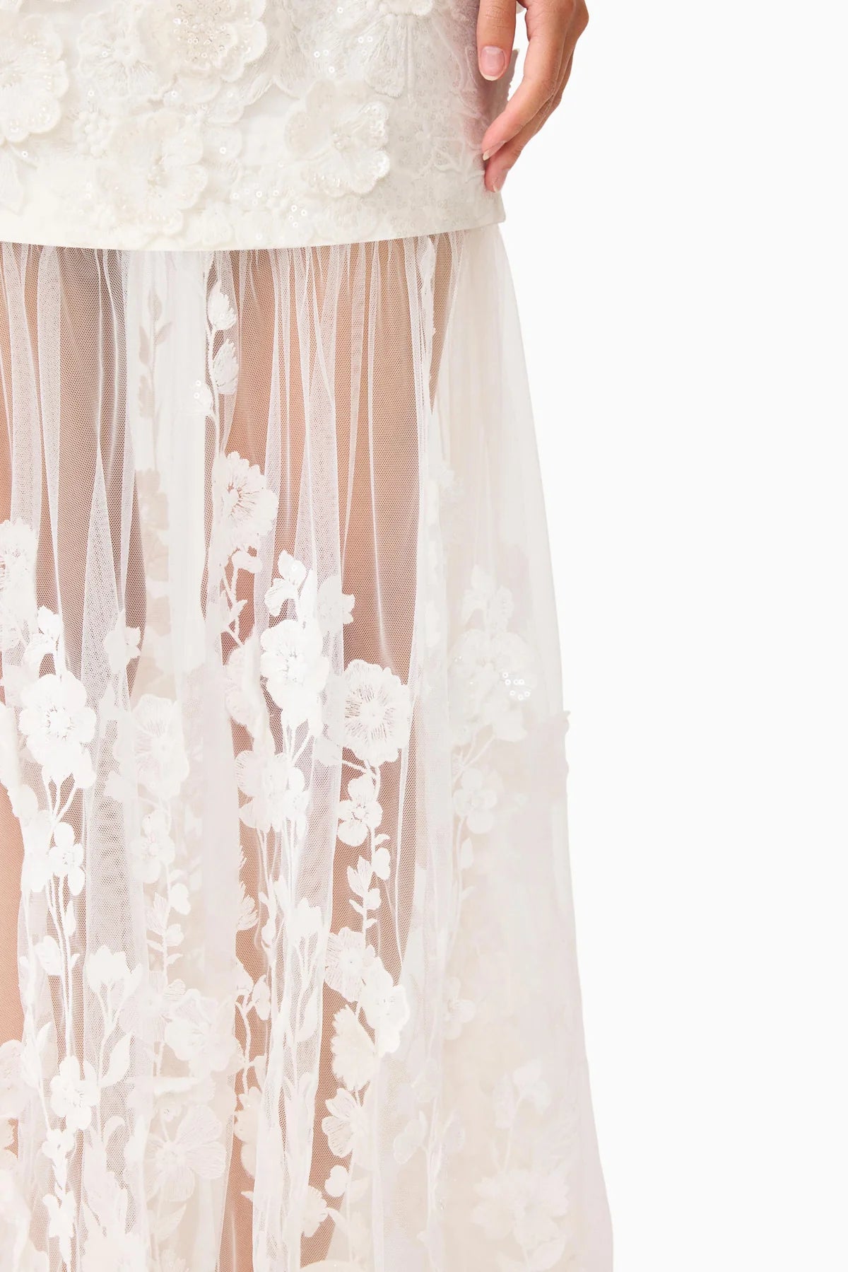 Elliatt Lorina Gown - White