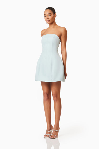 Elliatt Geranium Party Mini dress - Seafoam Blue