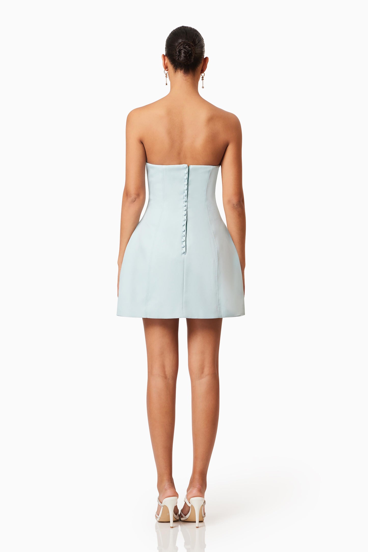 Elliatt Geranium Party Mini dress - Seafoam Blue