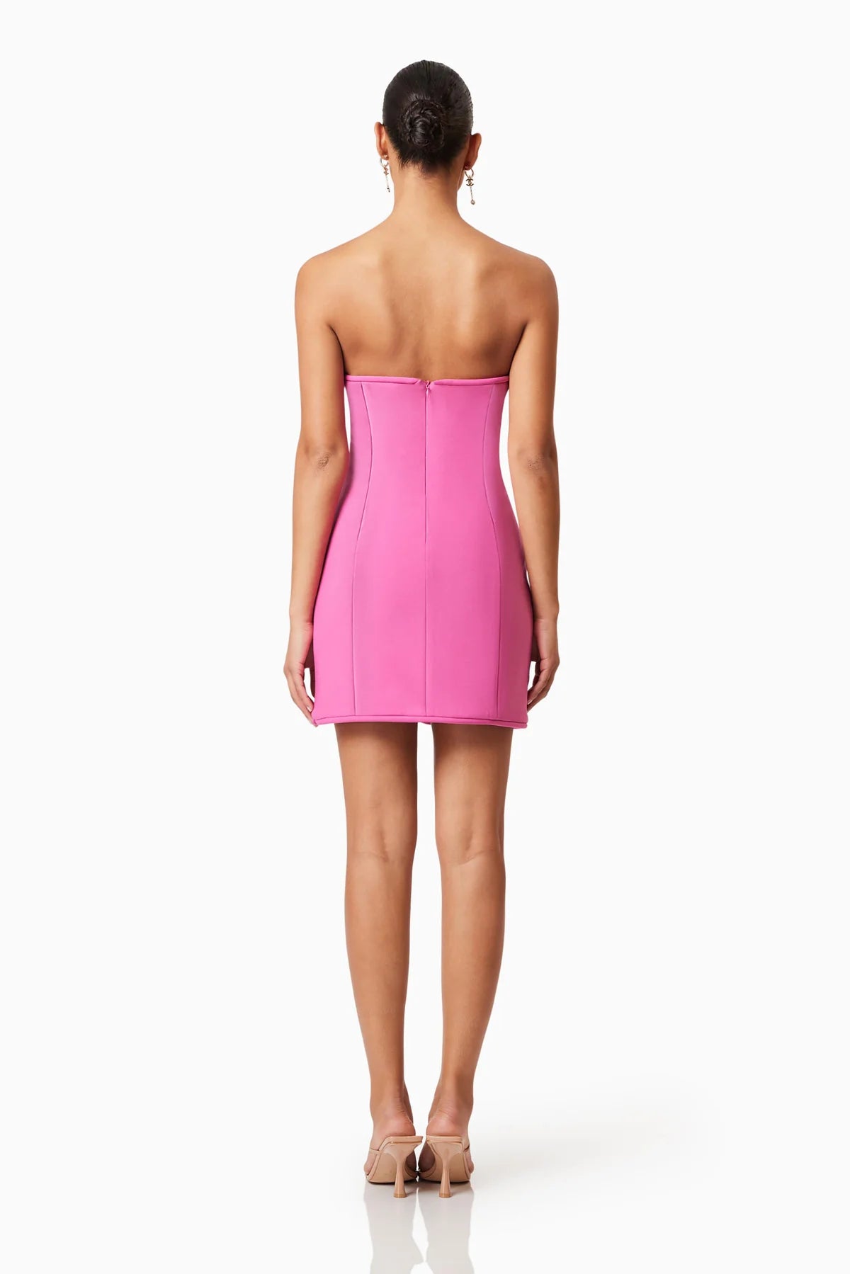 Elliatt Janelle Strapless Mini Dress - Fuchsia