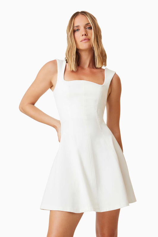 Elliatt Sonnet Day Dress - Ivory