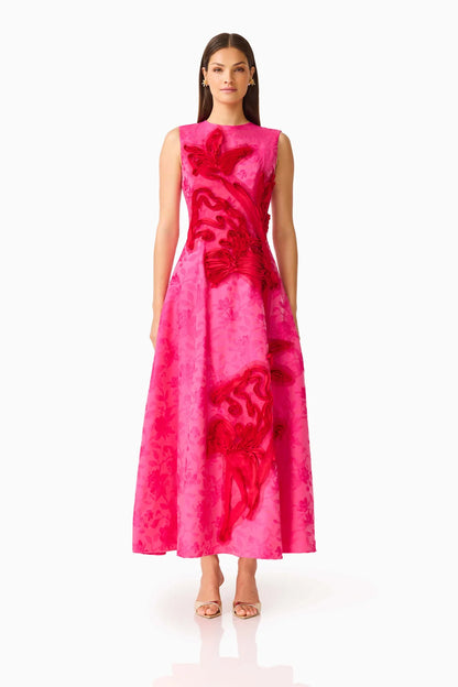 Elliatt Florentia A Line Maxi Dress - Pink COMING SOON