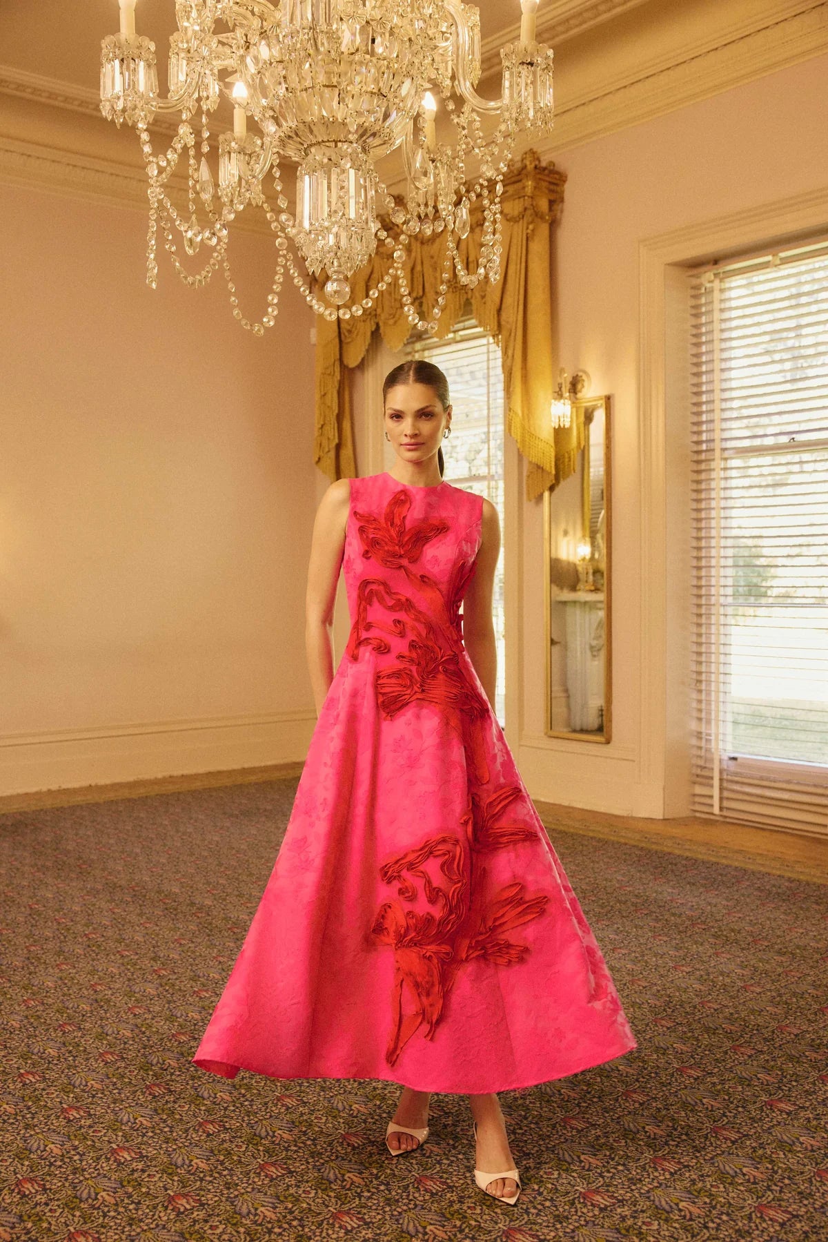 Elliatt Florentia A Line Maxi Dress - Pink COMING SOON