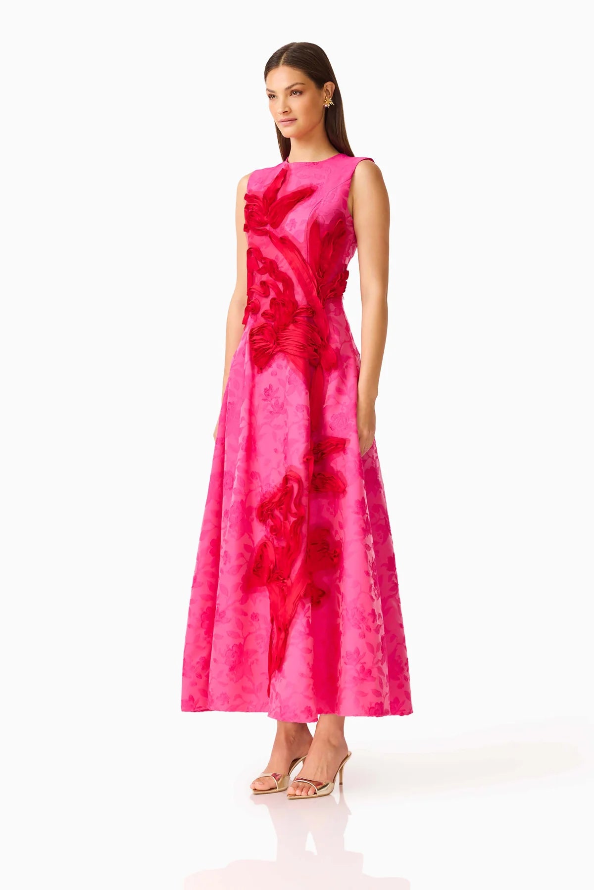 Elliatt Florentia A Line Maxi Dress - Pink COMING SOON
