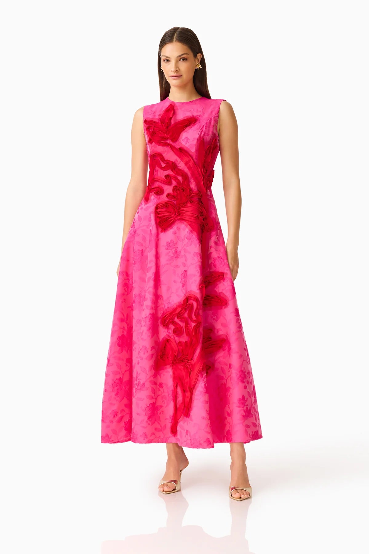 Elliatt Florentia A Line Maxi Dress - Pink COMING SOON