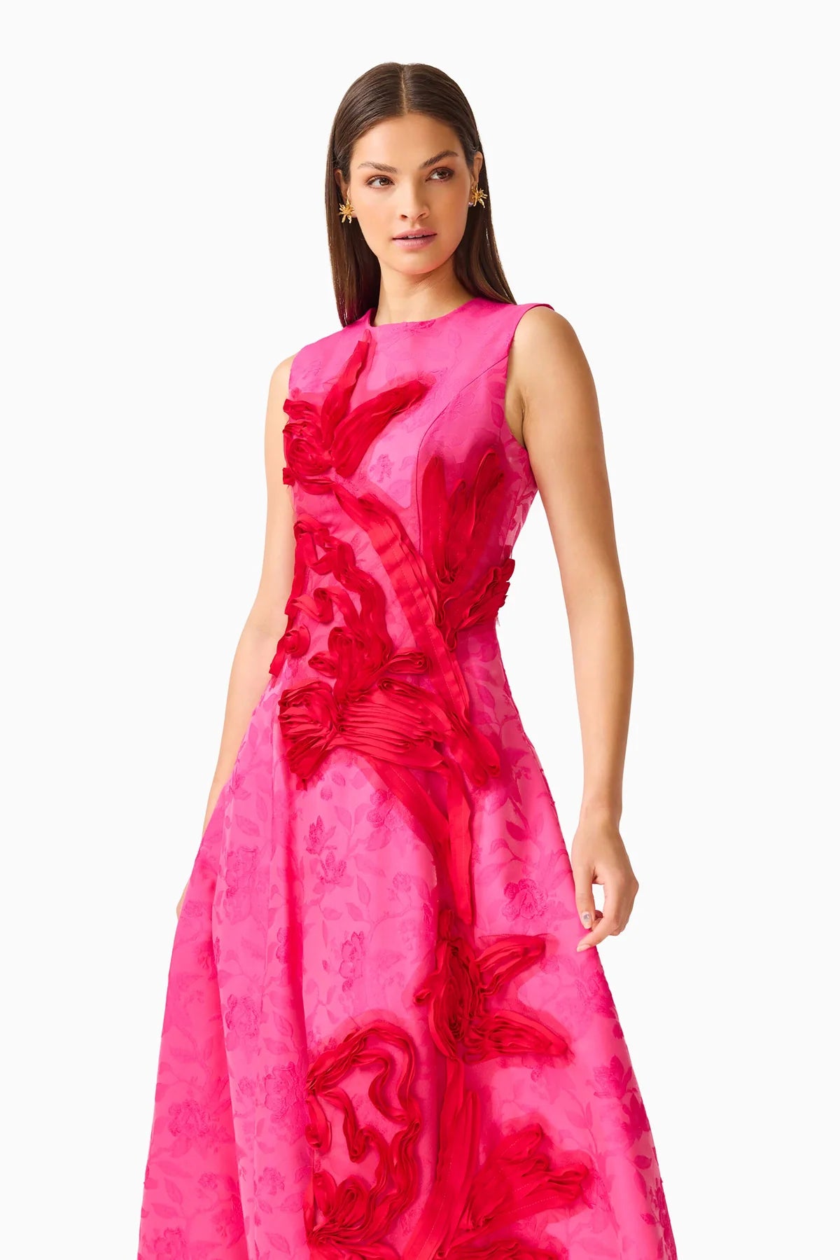 Elliatt Florentia A Line Maxi Dress - Pink COMING SOON